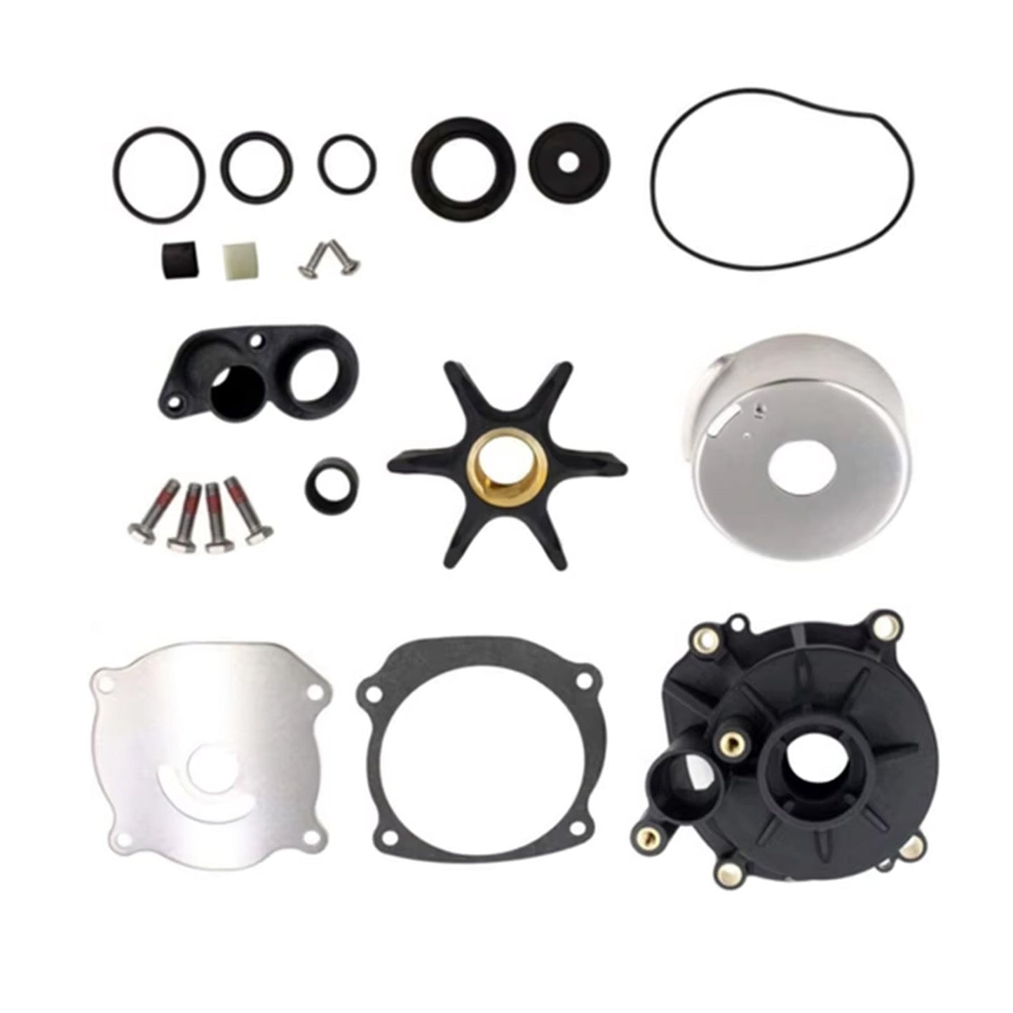 Water Pump Impeller Kit Suitable for Evinrude Outboard 3-300HP