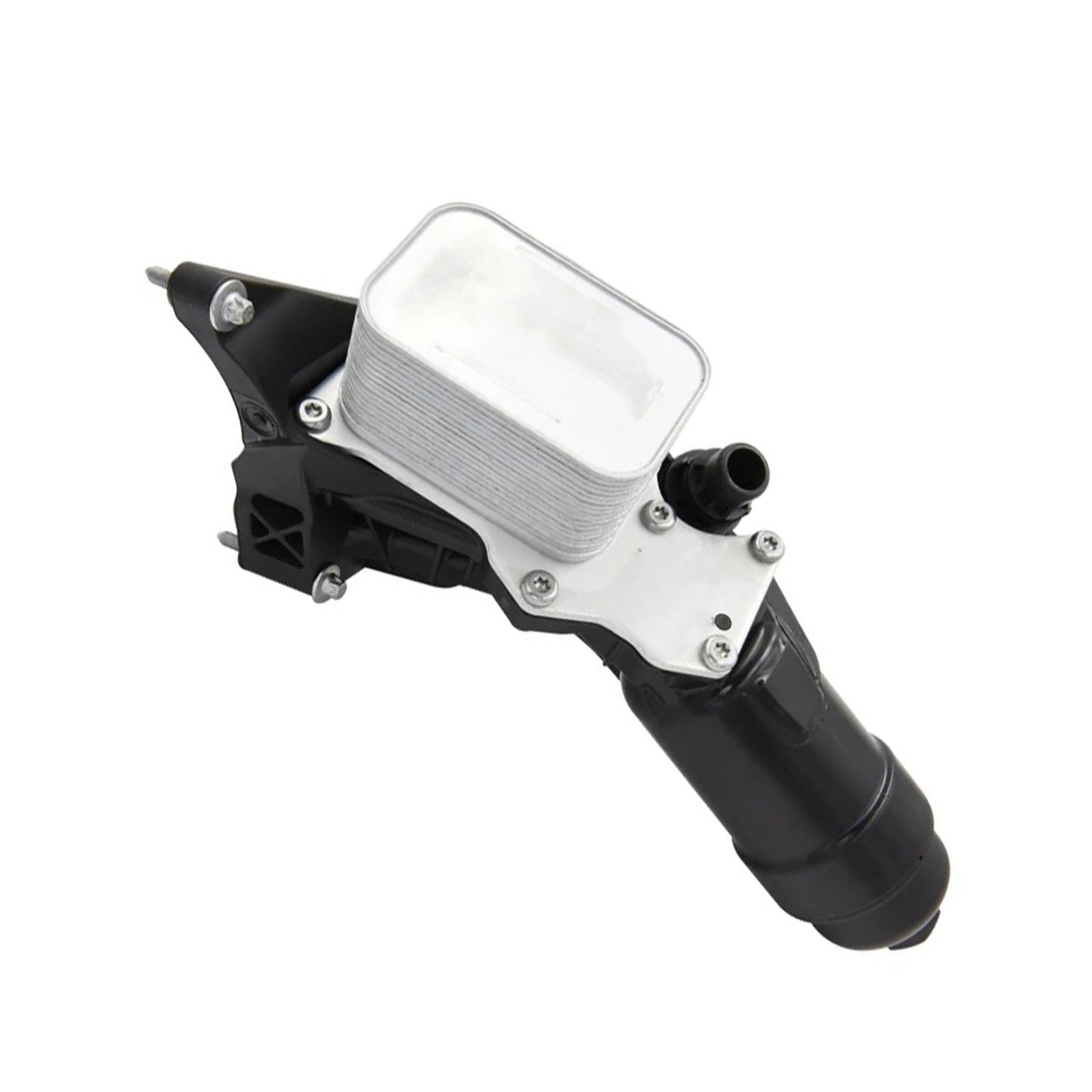 Black Engine Oil Cooler Filter Housing Suitable For BMW F20 / F22 / F30 / G30 / G32