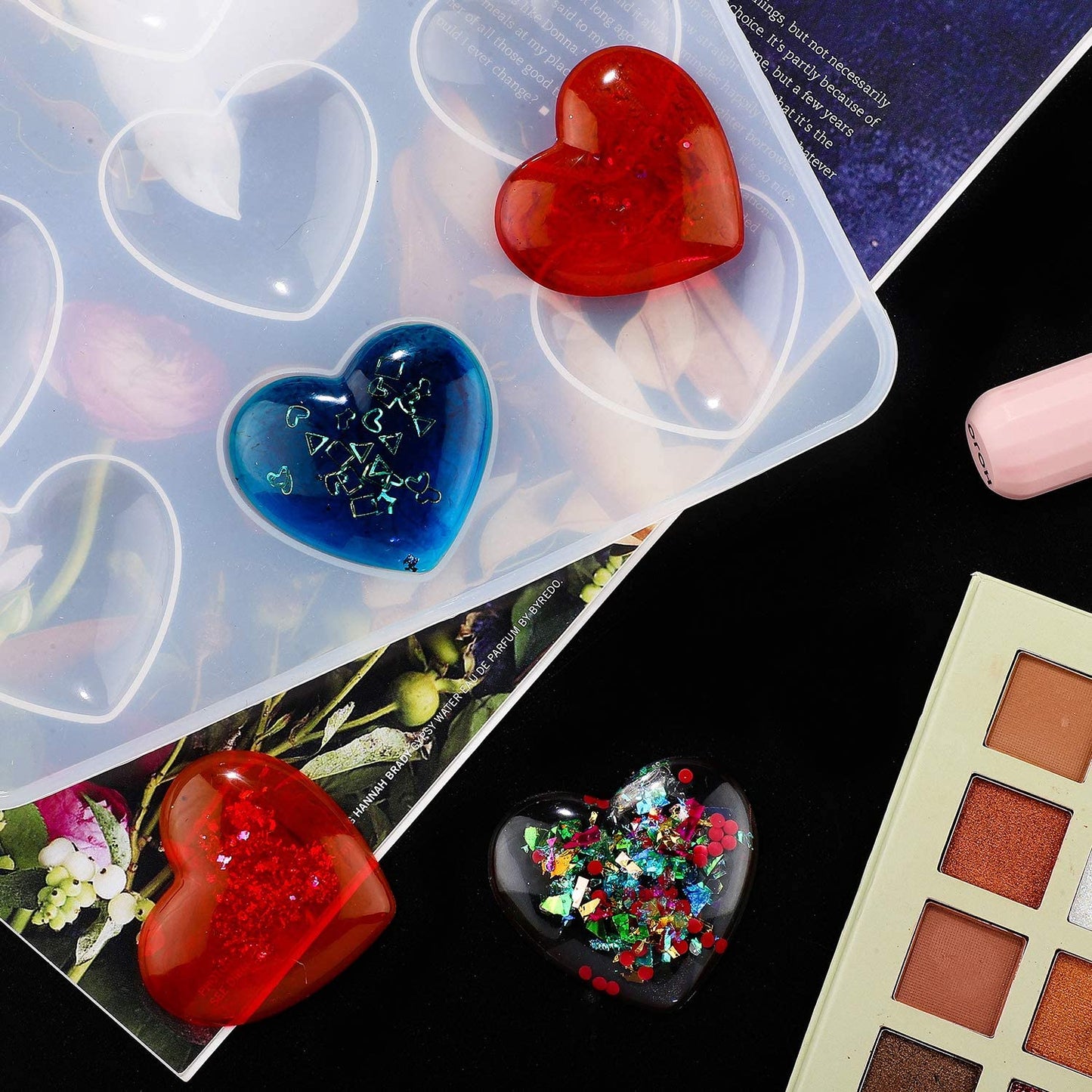 UV Resin Epoxy Casting Pigment Paste Mold Liquid Hard Glue Crystal Clear Crafts.