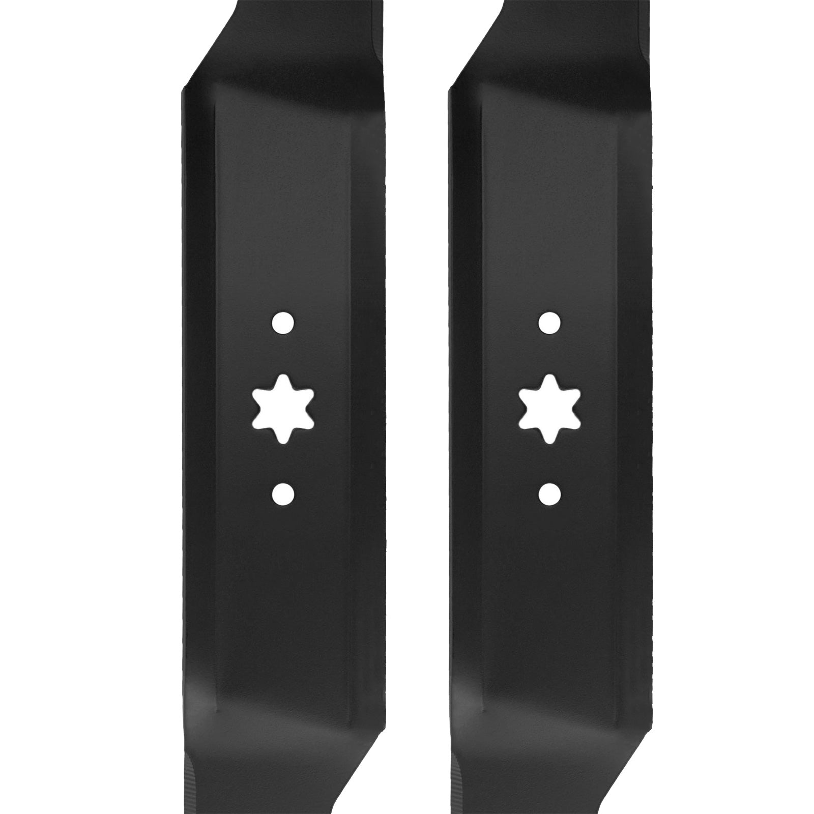 2x Blades Suitable for 38inch MTD Ride on Mowers 6 Point Centre Hole 742-0654.