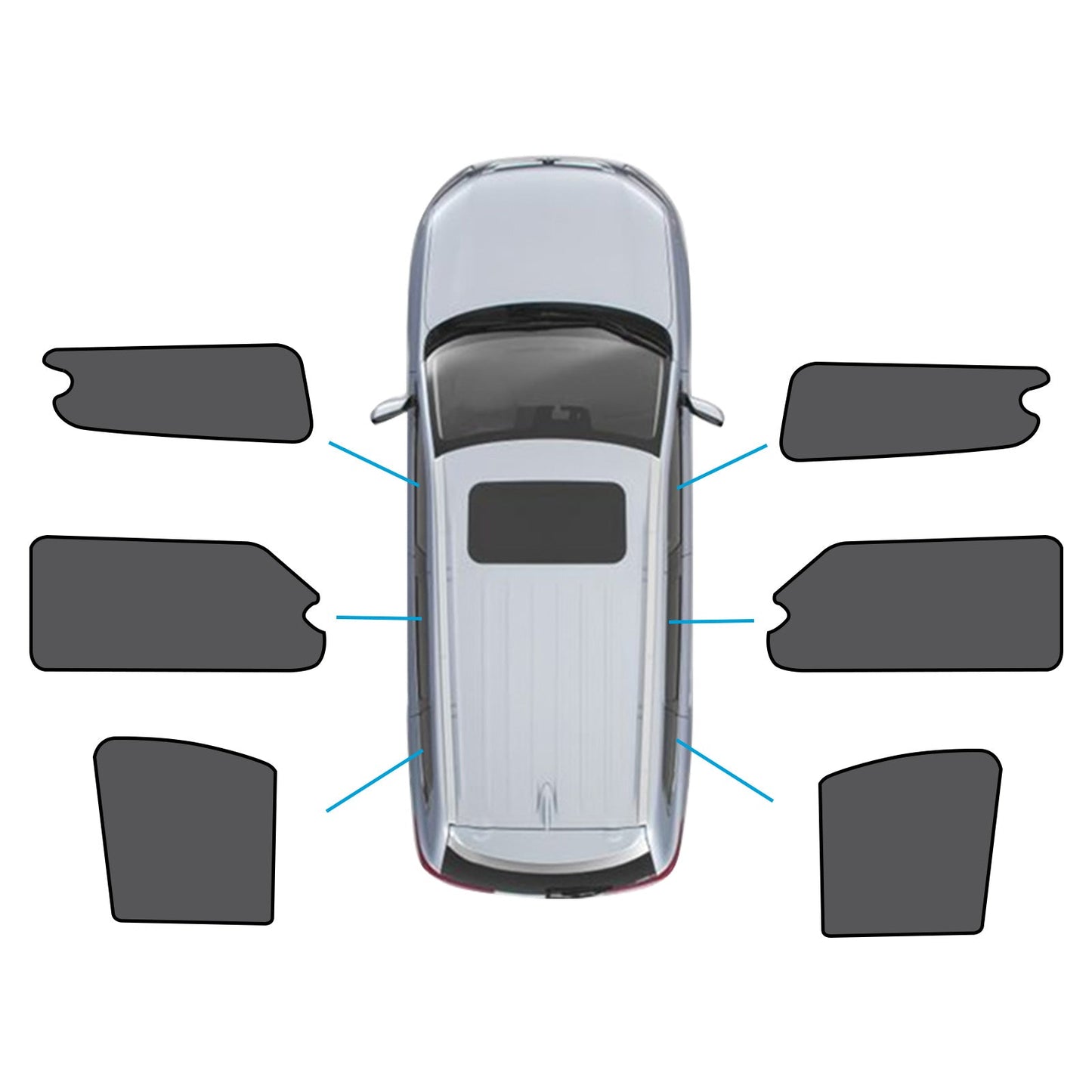 Car Window Shades Suitable For LDV G10 2014-Present UVB & UVA Protection.