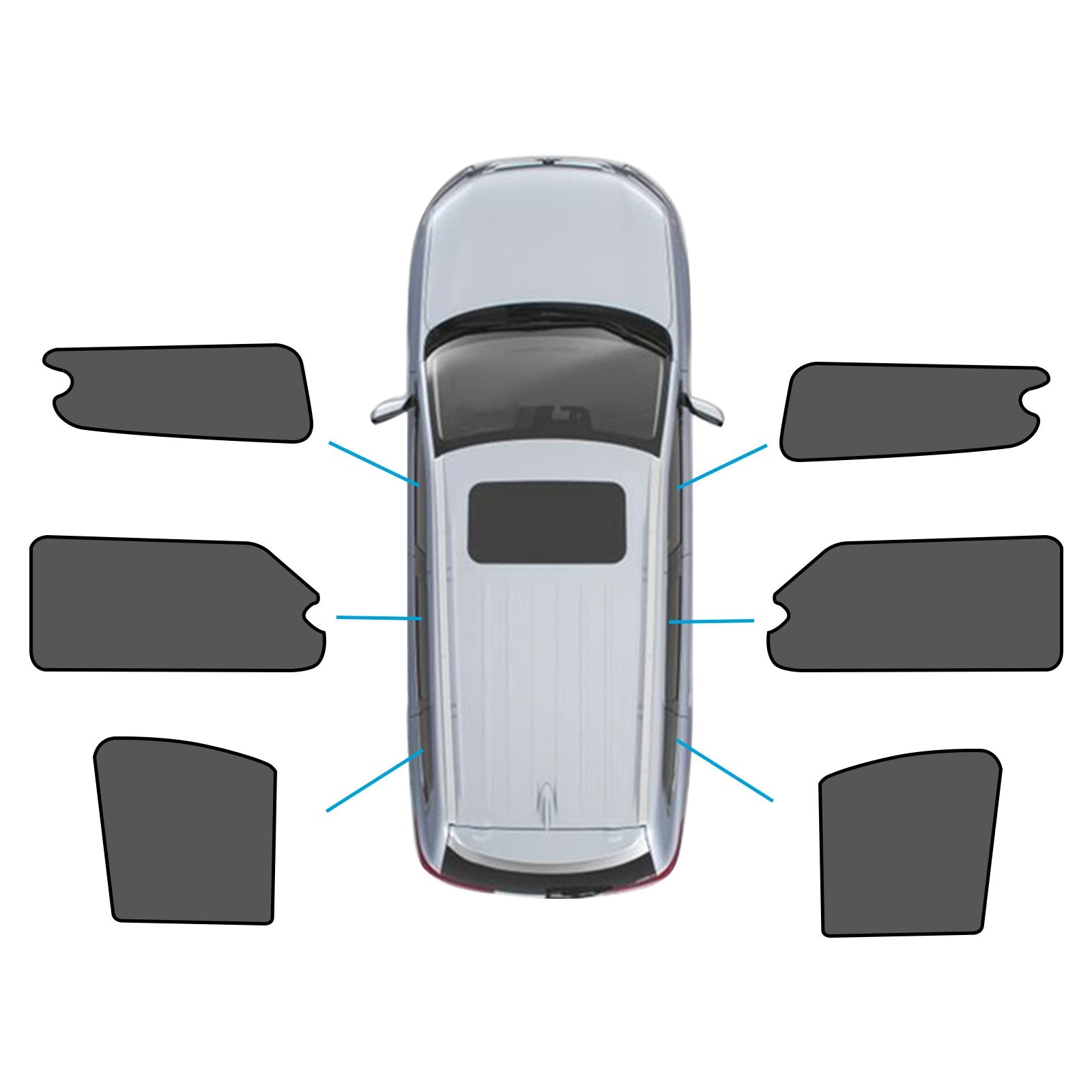 Car Window Shades Suitable For LDV G10 2014-Present UVB & UVA Protection.