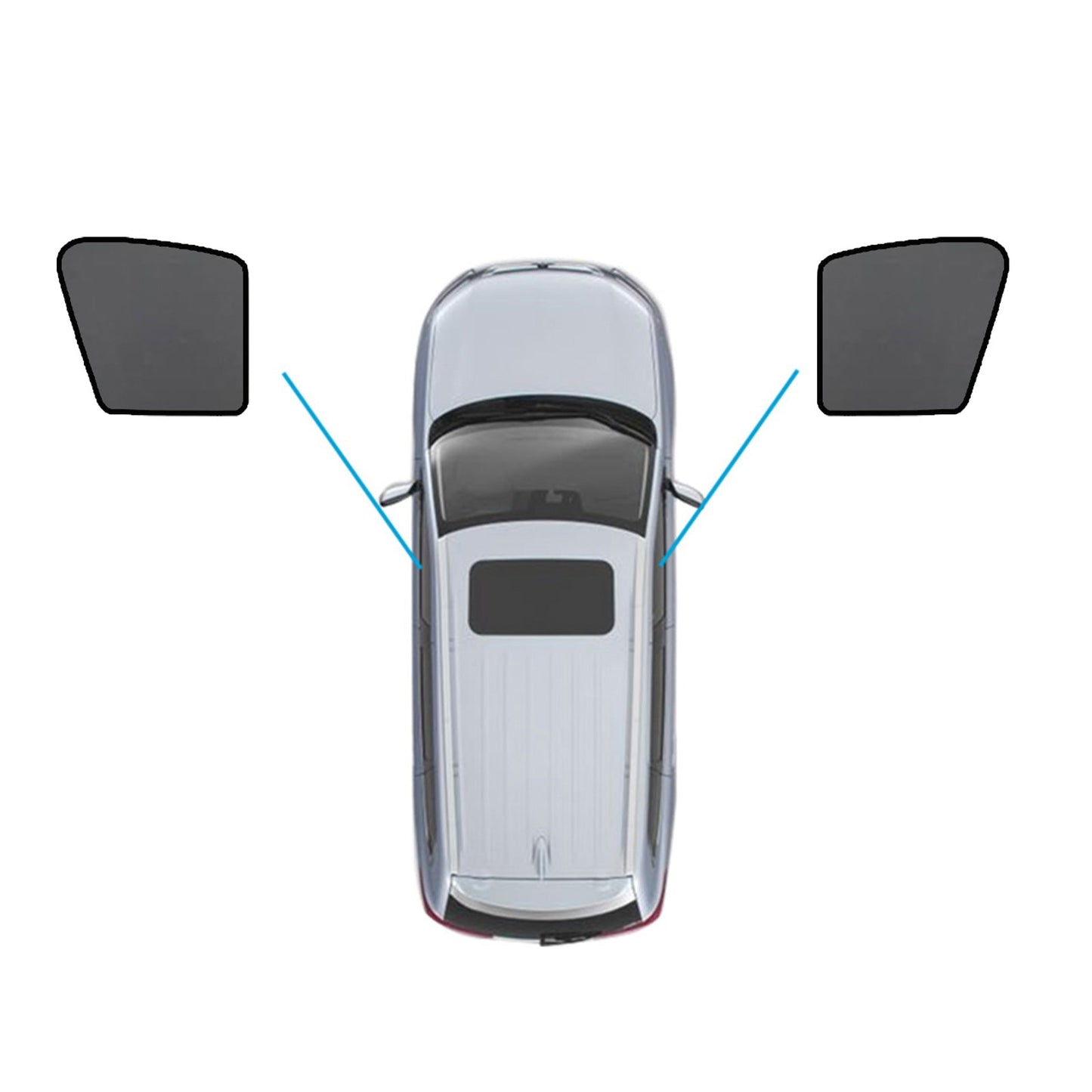 Magnetic Mesh Sun Blind Car Window Shades Suitable for Audi Q7