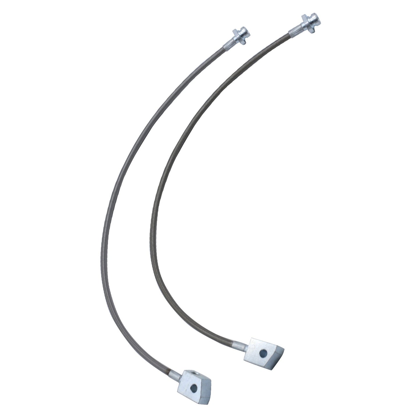 2x Extended Braided Brake Lines Suitablefor Nissan Patrol GU Y61 GQ Y60 2-6inchLift.