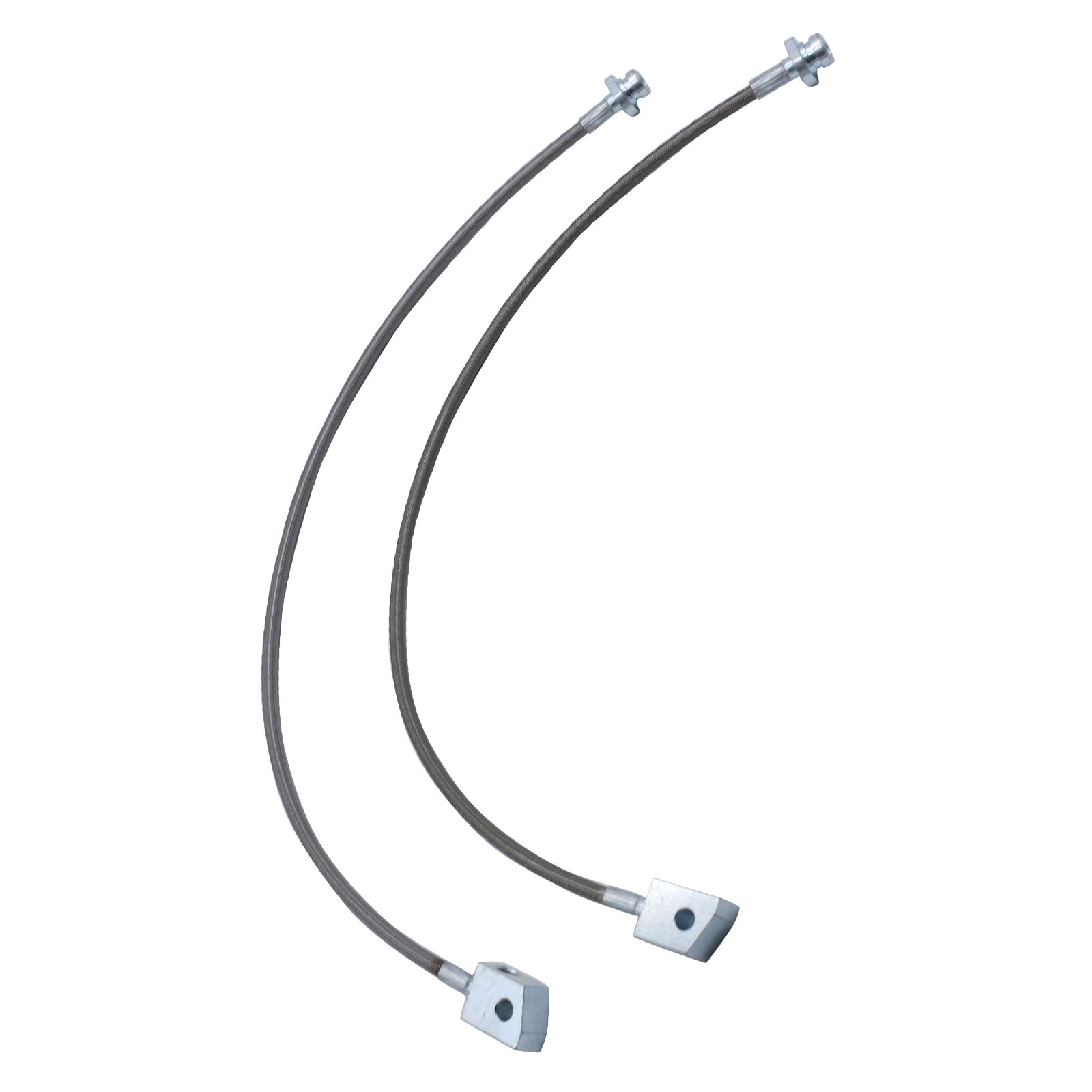 2x Extended Braided Brake Lines Suitablefor Nissan Patrol GU Y61 GQ Y60 2-6inchLift.