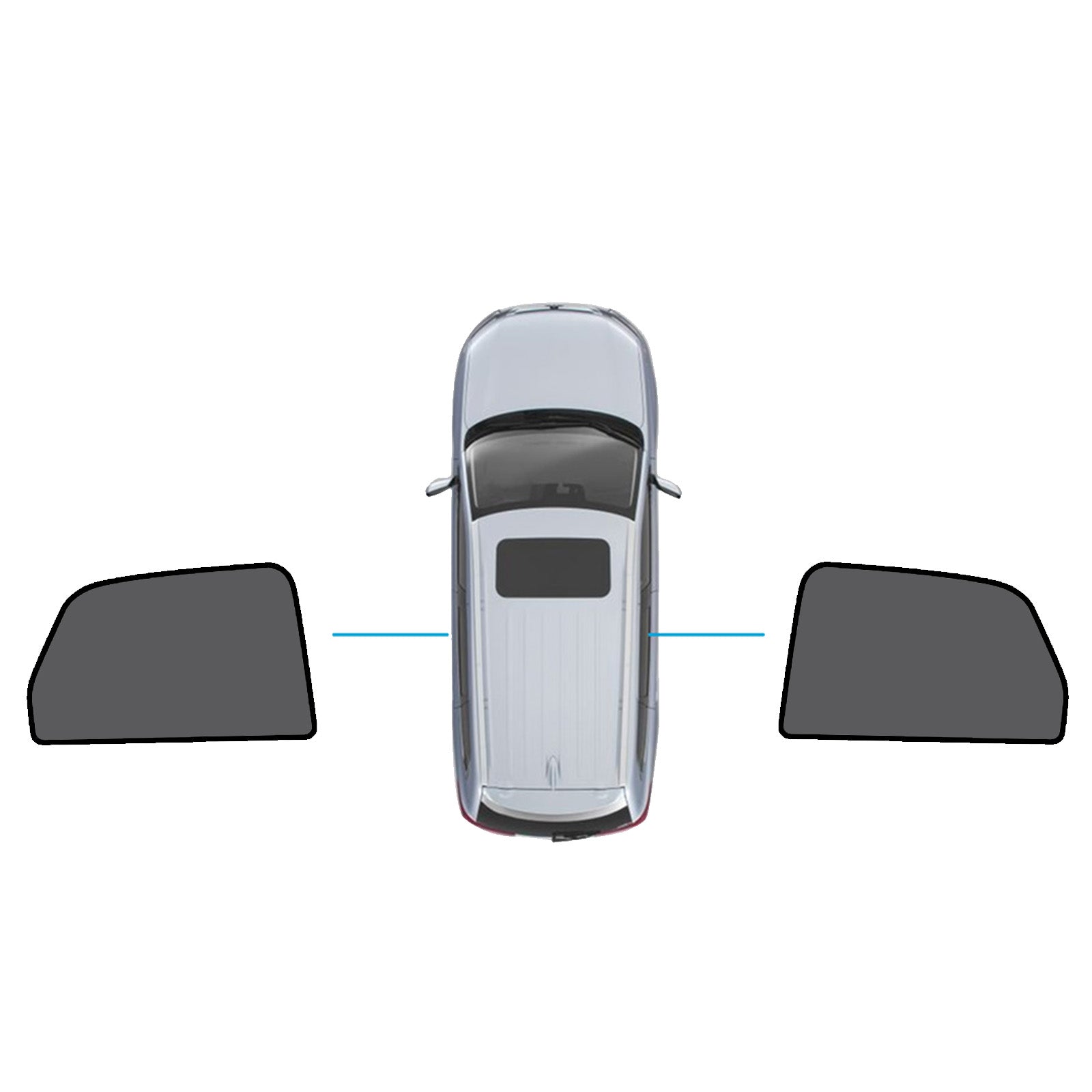 Magnetic Mesh Sun Blind Shades Suitable for Audi Q3 2011-2018 on Front/Rear.