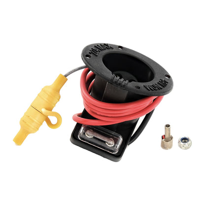 48V Golf Car Charger Receptacle and Fuse Assembly Suitable for Club Car DS 2000-Up.