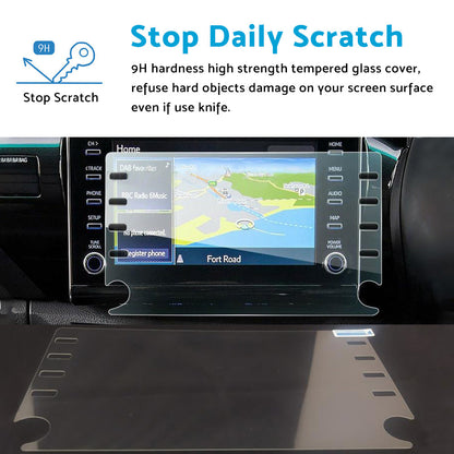 Suitable For Toyota HiLux 2021-2022 Car Touchscreen Protector Tempered Glass 8in.