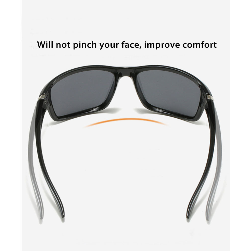 Men Polarized Sports Sunglasses Running Cycling Wrap Around Fishing Driving.