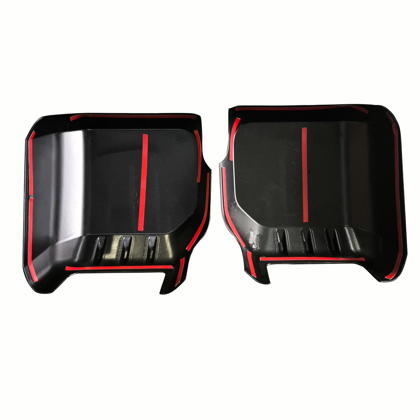 Side Rear View Mirror Cover Suitable For Toyota Prado LC250 J250 2024-On Glossy Black