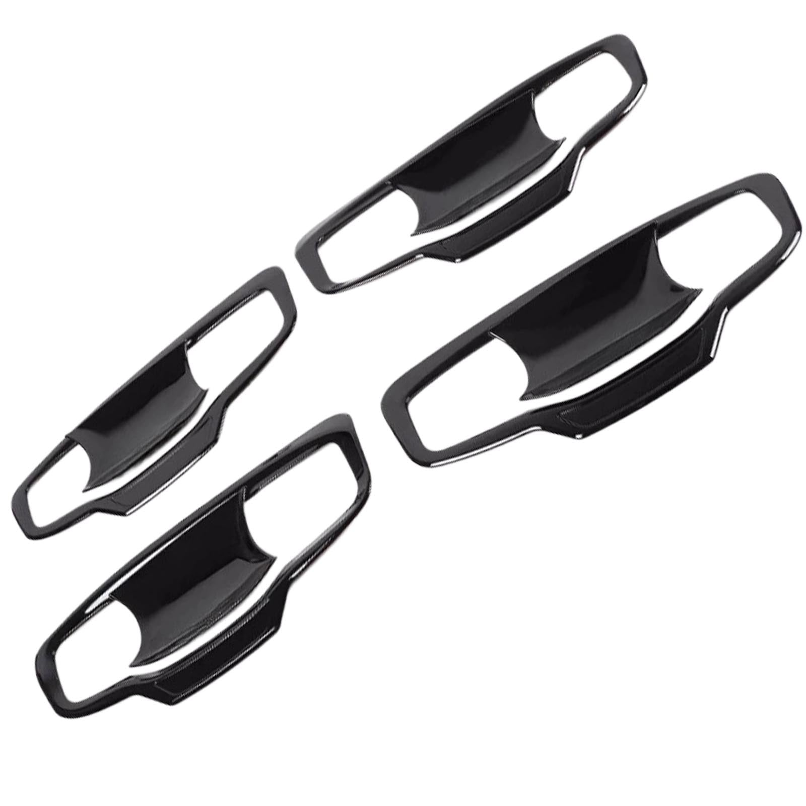 Door Handle Bowl Cover Trim Gloss Black Suitable For Mitsubishi Triton MV 2024+.