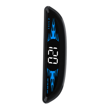 Car HUD Head-Up Display LCD Digital GPS Speedometer with Overspeed Alarm Universal