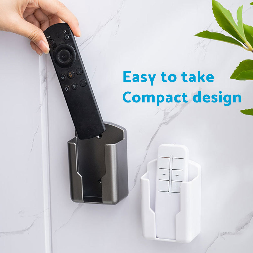 Air Conditioner Remote Control Holder Wall-Mounted Suitable for Universal White