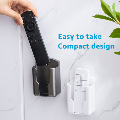 Air Conditioner Remote Control Holder Wall-Mounted Suitable for Universal White