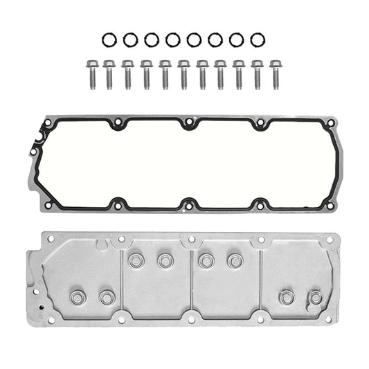 Engine Valley Cover Kit with Gasket Suitable For GMC Silverado SUV LS2 2007-2013.