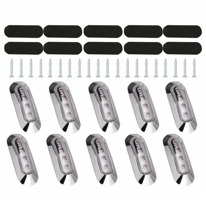 10x LED Clearance Side Marker Lights Suitable for Truck Trailer Caravan