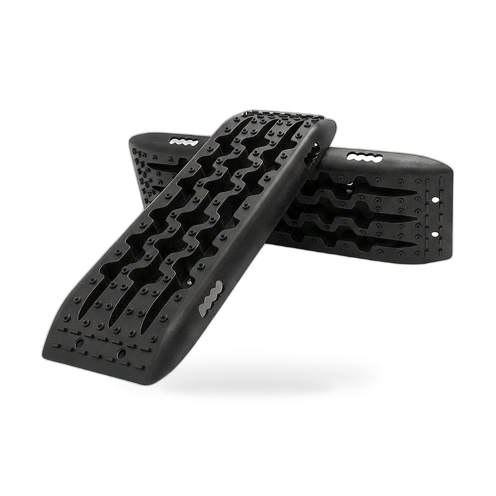 Black Recovery Tracks Sand Track 10T Vehicle Sand Snow Mud Trax for 4WD SUV - ZT2