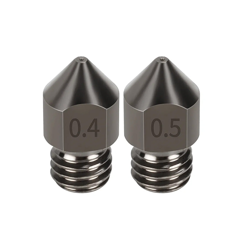 10Pcs Hardened Steel Nozzle Suitable for Creality CR-10 Ender 3 Pro 5 Series.