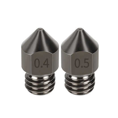 10Pcs Hardened Steel Nozzle Suitable for Creality CR-10 Ender 3 Pro 5 Series.