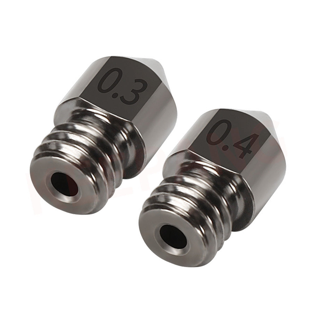 10Pcs Hardened Steel Nozzle Suitable for Creality CR-10 Ender 3 Pro 5 Series.