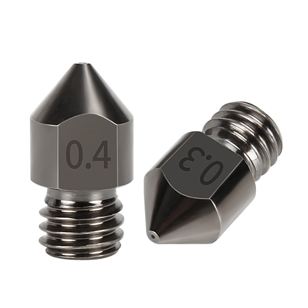 10Pcs Hardened Steel Nozzle Suitable for Creality CR-10 Ender 3 Pro 5 Series.
