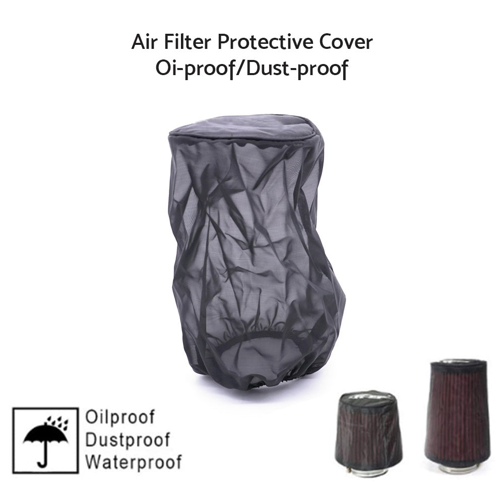Air Filter Protective Cover Dustproof for High Flow Air Intake Filters Universal.