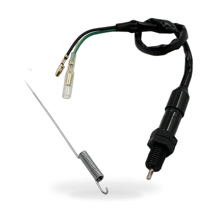 Motorcycle Universal Rear Brake Light Switch with Spring Kit for Honda Kawasaki Suzuki Yamaha Quad Bikes ATVs Scooters - ZT2
