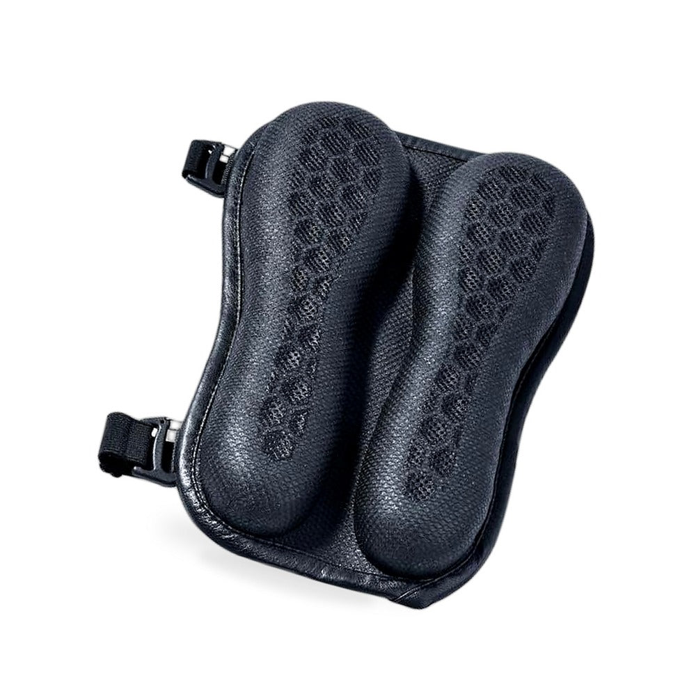 Foldable Passenger Motorcycle Gel Rear Seat Cushion, 3D Honeycomb Structure Shock Absorption & Breathable Motorcycle Gel Seat Rear Pad for Long Rides - BD1