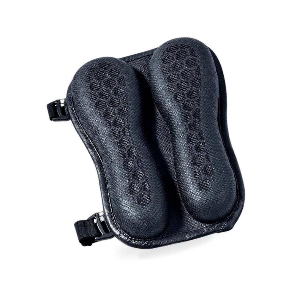 Foldable Passenger Motorcycle Gel Rear Seat Cushion, 3D Honeycomb Structure Shock Absorption & Breathable Motorcycle Gel Seat Rear Pad for Long Rides - BD2