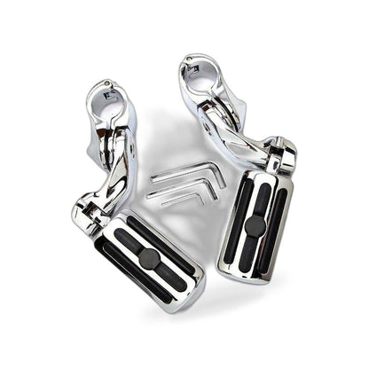 1-1 4 inch  Motorcycle Highway Foot Pegs Chrome Engine Guard Suitable for Harley Davi