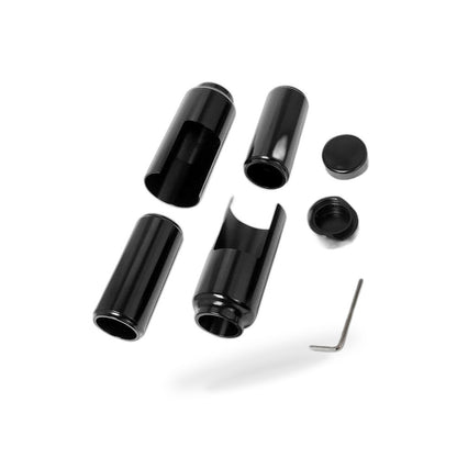 Black Fork Cover Set Suitable for Harley Davidson Softail Street Bob