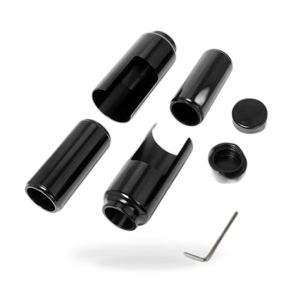 Black Fork Cover Set Suitable for Harley Davidson Softail Street Bob