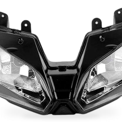 Clear Front Headlight White Lamp Headlamp Assembly For KAWASAKI Ninja 300R 2013 - XQ1