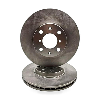 "Front Slotted Disc Rotors + Ceramic Brake Pads for Suzuki Swift FZ RS415 05-On
" - ZT2