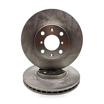 "Front Slotted Disc Rotors + Ceramic Brake Pads for Suzuki Swift FZ RS415 05-On
" - ZT3