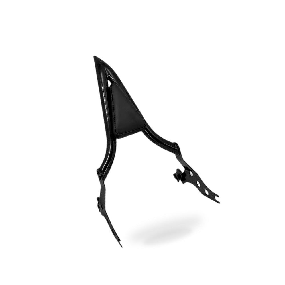 Rear Black Sissy Bar Backrest w/Pad Fit For Harley Breakout 2013 Up Fat Boy 18+ - BD2