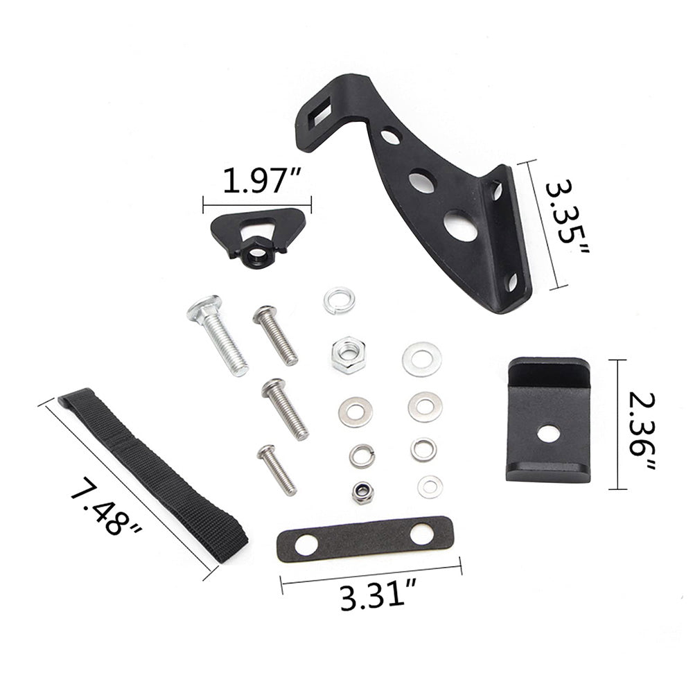 Jack Mount Bracket Hood  and  Rear Door Hinge Suitable for Jeep Wrangler JK JL 07-18.
