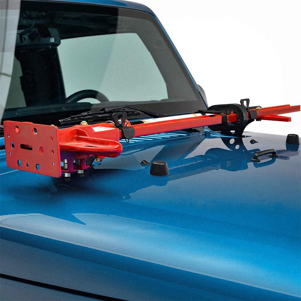 Jack Mount Bracket Hood  and  Rear Door Hinge Suitable for Jeep Wrangler JK JL 07-18.