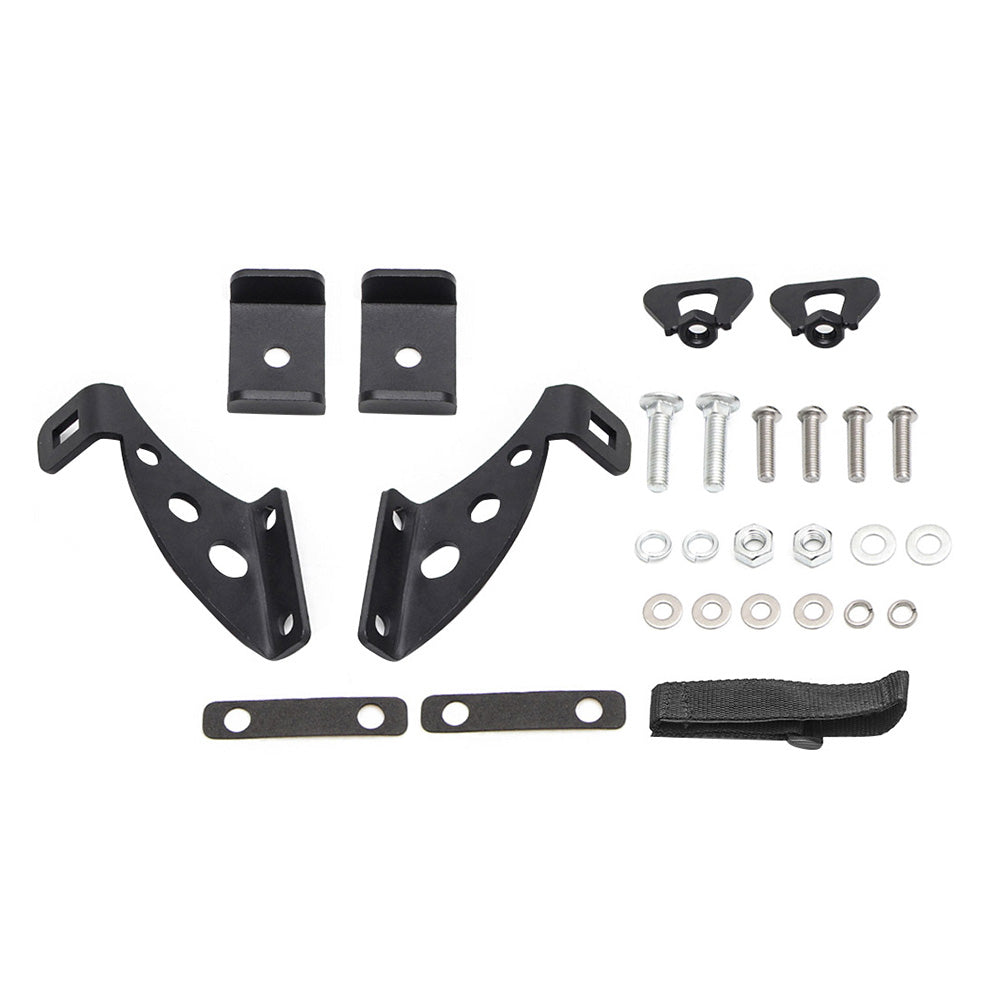 Jack Mount Bracket Hood  and  Rear Door Hinge Suitable for Jeep Wrangler JK JL 07-18.