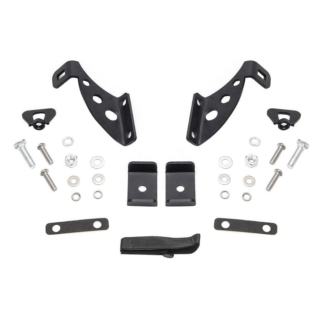 Jack Mount Bracket Hood  and  Rear Door Hinge Suitable for Jeep Wrangler JK JL 07-18.