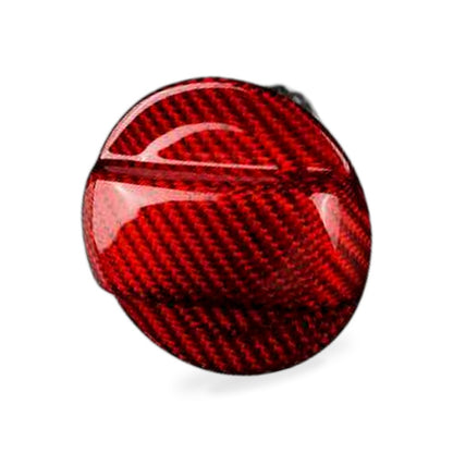 RED Fuel Gas Tank Cap Cover Carbon Fiber For Audi A1 A3 A4 A5 A6 A7 A8 Quattro - BD2