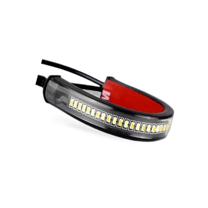2x LED Motorcycle Fork Turn Signal Indicator Amber Light Strip Suitable for Moto
