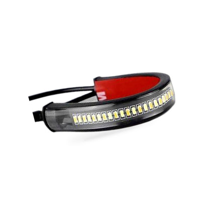 2x LED Motorcycle Fork Turn Signal Indicator Amber Light Strip Suitable for Moto