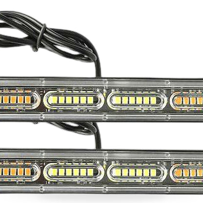 2x 48LED Amber Recovery Strobe Flashing Grille Lightbar Lamp Suitable for Truck