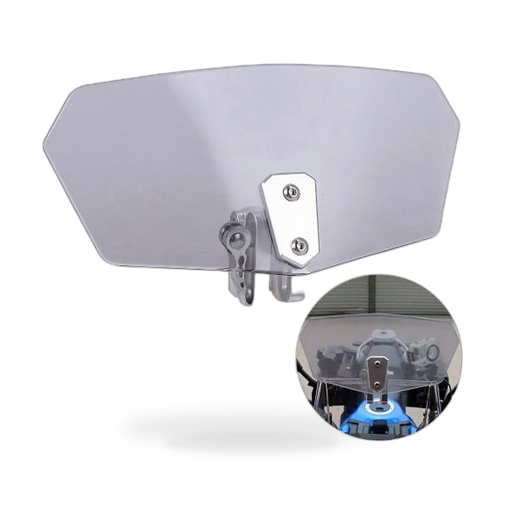 Motorcycle Windshield Clip-On Extension Spoiler Suitable for All Motorcycle Smok