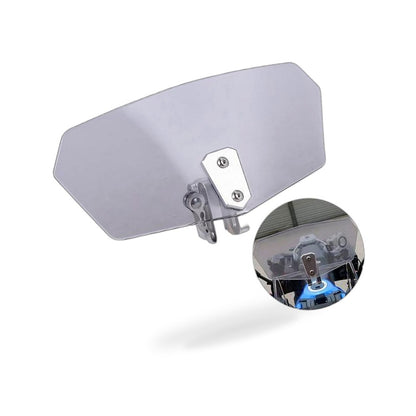 Motorcycle Windshield Clip-On Extension Spoiler Suitable for All Motorcycle Smok