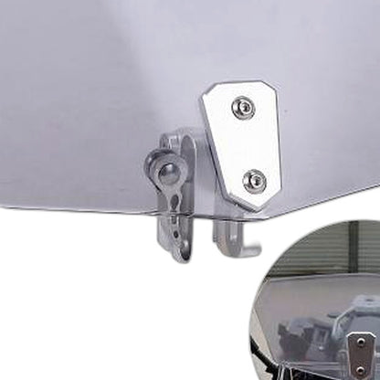 Motorcycle Windshield Clip-On Extension Spoiler Suitable for All Motorcycle Smok