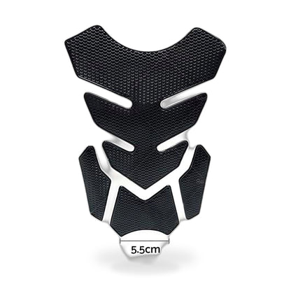 Wide Pure Black Motorcycle Gas Tank Pad Protector Decal Suitable for Motorbike