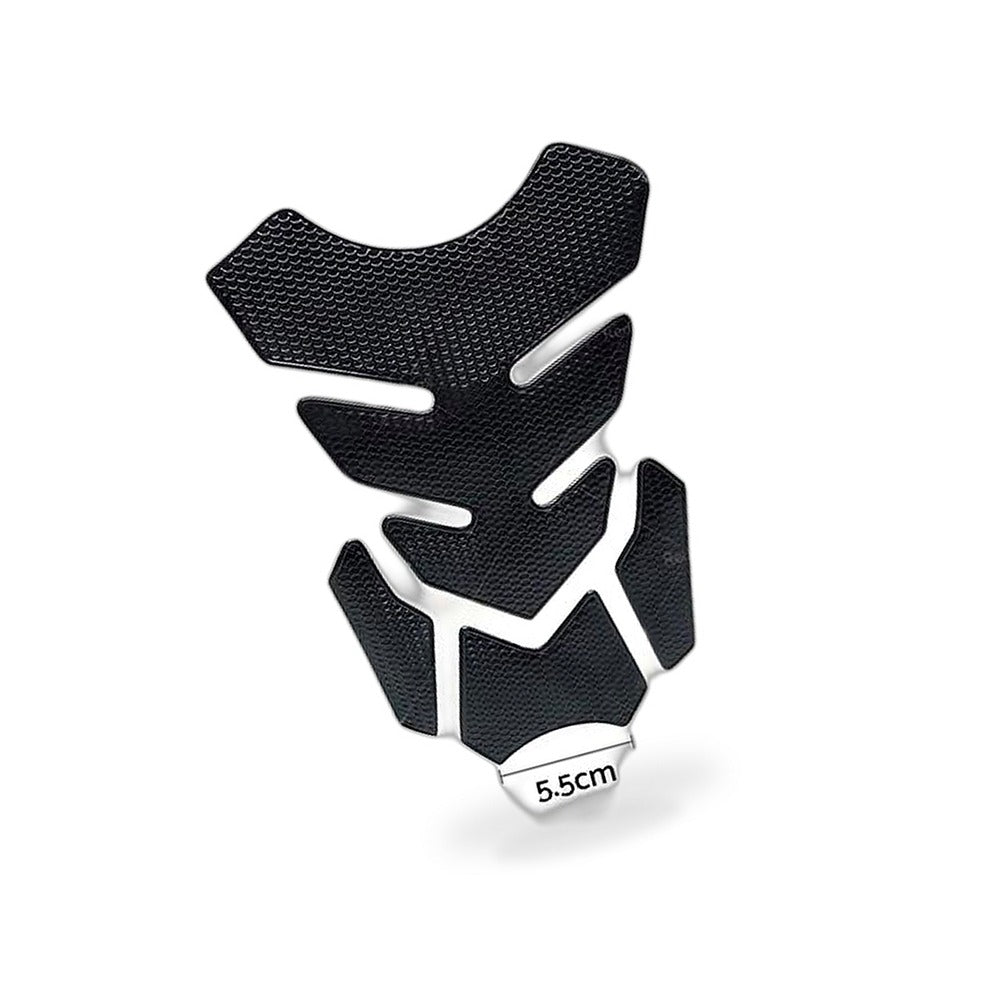 Wide Pure Black Motorcycle Gas Tank Pad Protector Decal Suitable for Motorbike