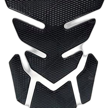 Wide Pure Black Motorcycle Gas Tank Pad Protector Decal Suitable for Motorbike